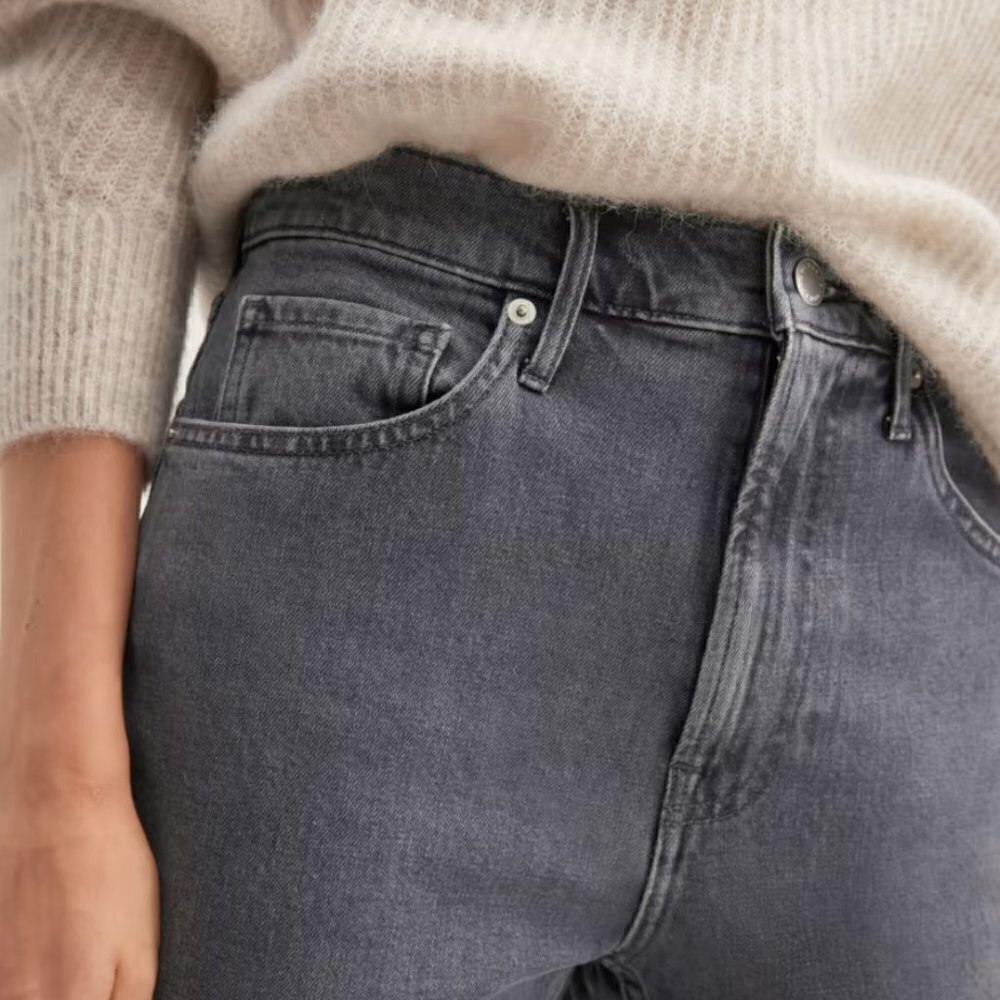 Everlane The Original Cheeky Jean Limited Edition Washed Charcoal Size 23 - Picture 5 of 11